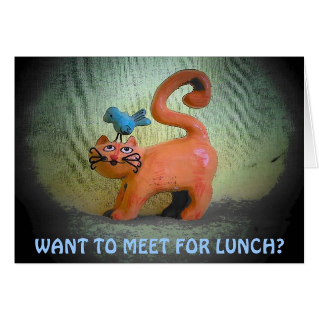 Mittagessen, Woll zu treffen? (Vorderseite (Horizontal))