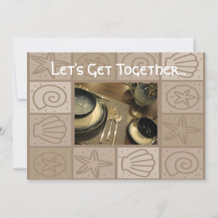 Mittagessen zusammen Einladung