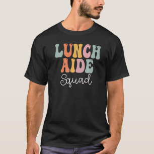 Mittags Aide Squad Retro Groovy Vintag erster Tag T-Shirt