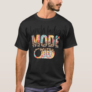 Mittags Ladenmodus von Leopard & Gefärbte Krawatte T-Shirt