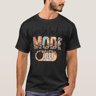 Mittags Ladenmodus von Leopard & Gefärbte Krawatte T-Shirt
