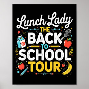 Mittags Lady Back to School 2025 Tour Food Spaß Ca Poster