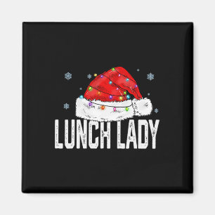 Mittags Lady Claus Weihnachten Frauen Familie Matc Magnet