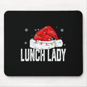 Mittags Lady Claus Weihnachten Frauen Familie Matc Mousepad