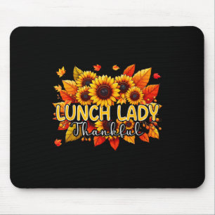 Mittags Lady Dankbarer Erntedank Sonnenblumen Fall Mousepad
