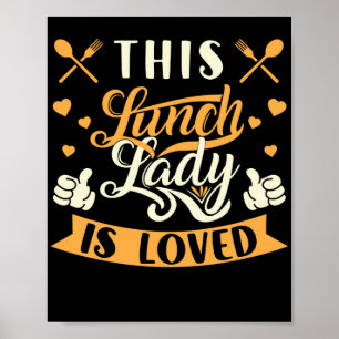 Mittags Lady diese Dame ist Lieblingsmädin Poster
