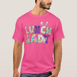 Mittags Lady Funny Schönes Osterfest Bunny Egg T-Shirt