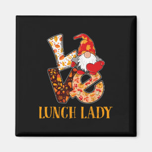 Mittags Lady Liebe Herbst für Lehrer Magnet