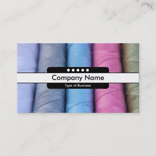 Mitte Band 5 Rollen - Rollen aus Baumwolle Visitenkarte (Vorderseite)