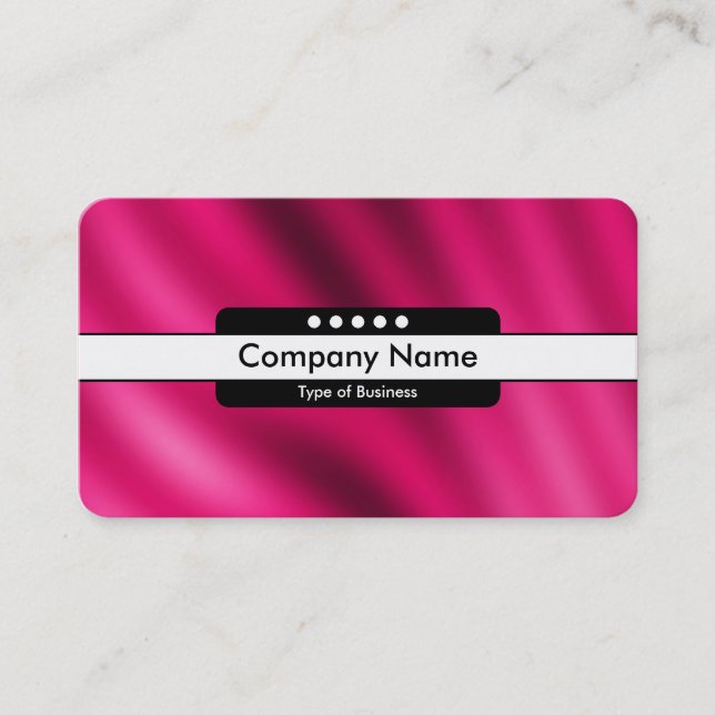Mitte Band 5 Spots - Crimson Gradient Visitenkarte (Vorderseite)