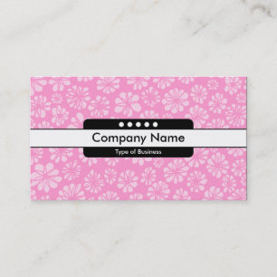 Mitte Band 5 Spots - Rosa Blüte Visitenkarte