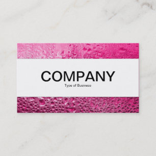 Mitte Band - Steamy Pink Visitenkarte
