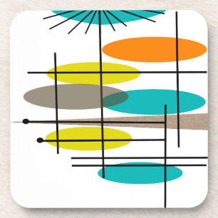 Mitte des 20. Jahrhunderts Modern 27 Untersetzer