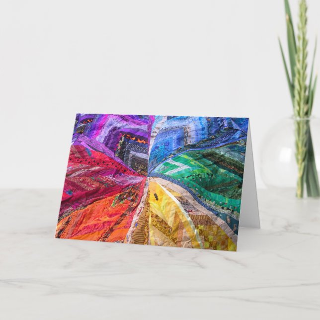 Mitte des Hexagons Karte (Vorderseite)