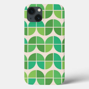 Mitte des Jahrhunderts Abstrakte geometrische grün Case-Mate iPhone Hülle