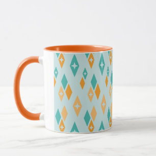 Mitte des Jahrhunderts Atombomben-Diamanten Aqua, Tasse