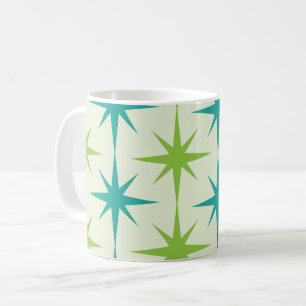 Mitte des Jahrhunderts Atome Sternenexplosionen Gr Kaffeetasse