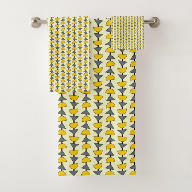 MITTE DES JAHRHUNDERTS BADHANDTUCH SET (Insitu)