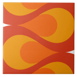 Mitte des Jahrhunderts bewegt Fliese wellenartig