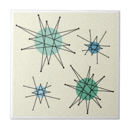 Mitte des Jahrhunderts Franciskus Sternexplosion 5 Fliese