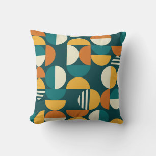 Mitte des Jahrhunderts geometrisch: Retro minimali Kissen