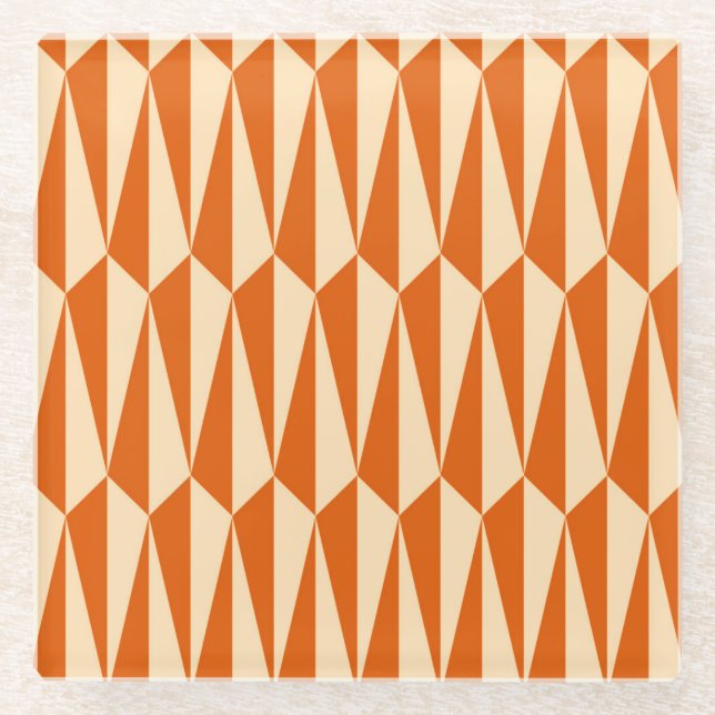 Mitte des Jahrhunderts geometrisch, Schatten der Glasuntersetzer (Vorderseite)