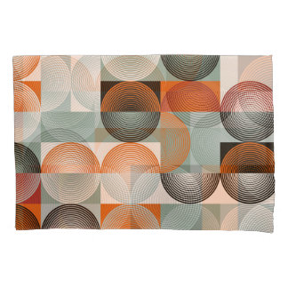 Mitte des Jahrhunderts geometrisches, abstraktes f Kissenbezug