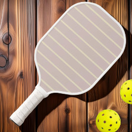 Mitte des Jahrhunderts gestreifte Lavendel Kiss Fa Pickleball Schläger