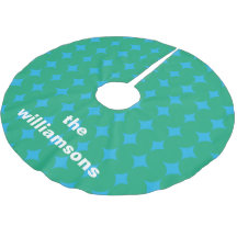 Mitte des Jahrhunderts Grün Blau Geometrischer Per