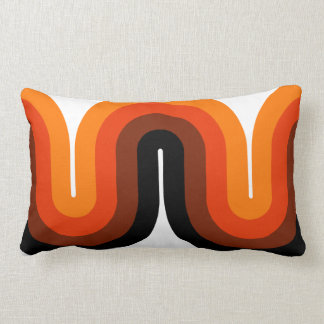 Mitte des Jahrhunderts kurvt Wurfs-Kissen lumbales Lendenkissen