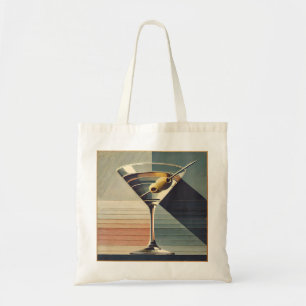 Mitte des Jahrhunderts Modern 2 Olive Martini Cock Tragetasche