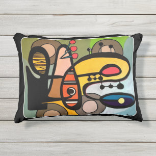 "Mitte des Jahrhunderts modern abstrakt die Kissen Für Draußen