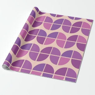 Mitte des Jahrhunderts modern mit geometrischem Ro Geschenkpapier