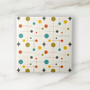 Mitte des Jahrhunderts moderne atomare geometrisch Fliese