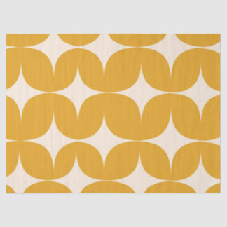Mitte des Jahrhunderts moderne beige Sternenexplos Seidenpapier
