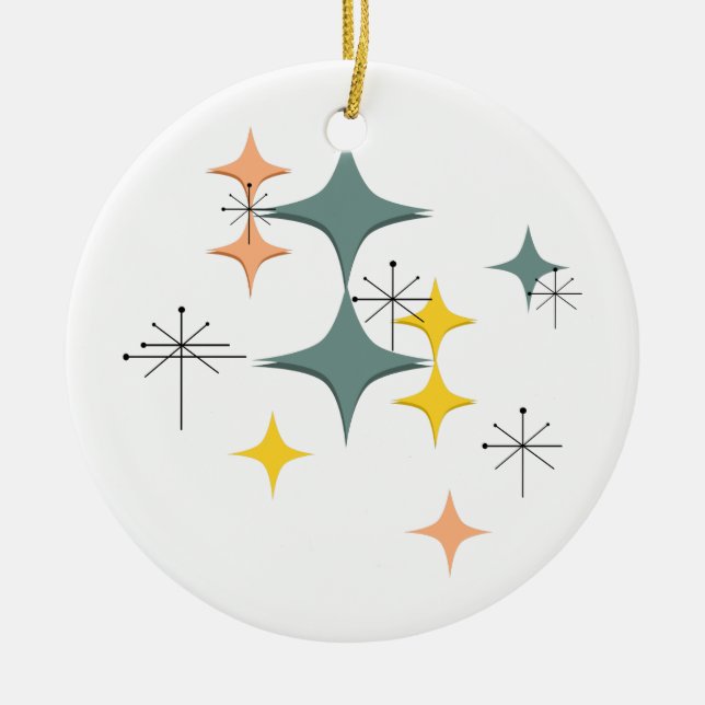 Mitte des Jahrhunderts moderne Eames Keramik Ornament (Vorne)