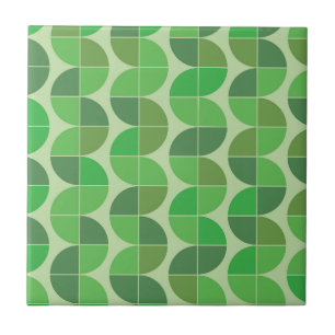 Mitte des Jahrhunderts Moderne Geometrische Abstra Fliese