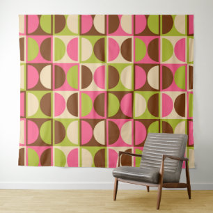 Mitte des Jahrhunderts moderne geometrische abstra Wandteppich