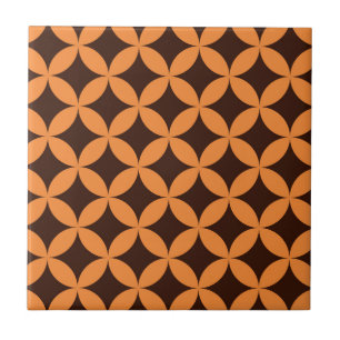 Mitte des Jahrhunderts Moderne geometrische Kreise Fliese