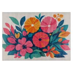 Mitte des Jahrhunderts moderne hawaii Boho-Kunst Schneidebrett