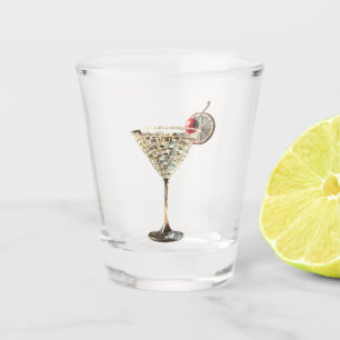 Mitte des Jahrhunderts Moderner Cran Citrus Cockta Schnapsglas