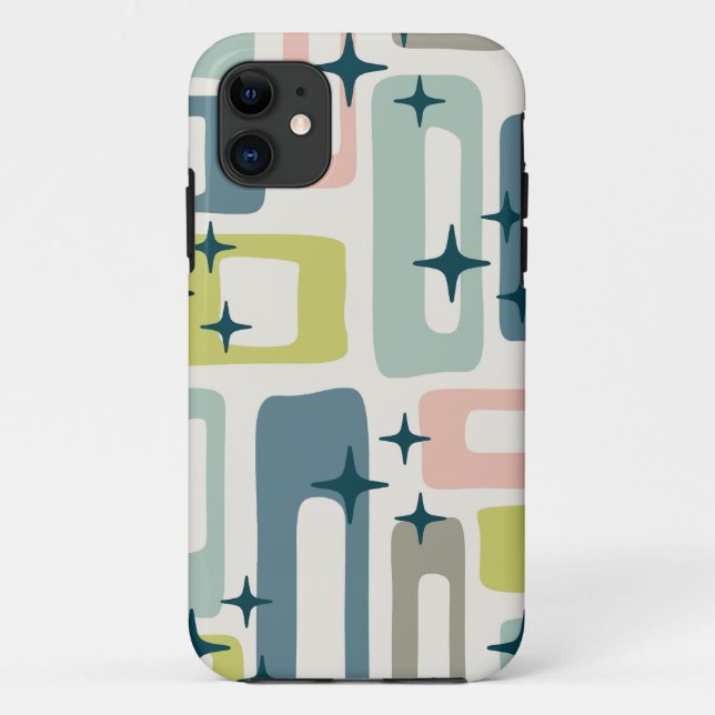 Mitte des Jahrhunderts Modernes Abstraktes iPhone/ Case-Mate iPhone Hülle (Rückseite)