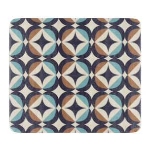 Mitte des Jahrhunderts modernes Brown u. Schneidebrett