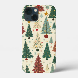 Mitte des Jahrhunderts modernes Weihnachtsbaum-Mus Case-Mate iPhone Hülle