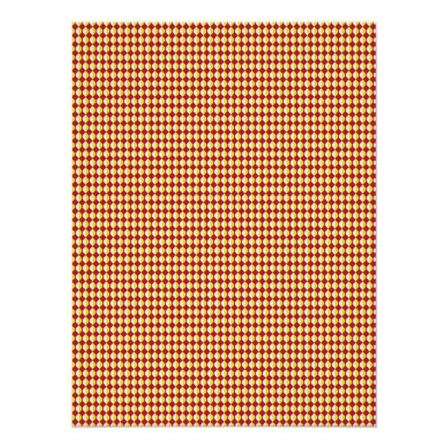Mitte des Jahrhunderts modernes Wiederholungsmuste Poster (Vorderseite)