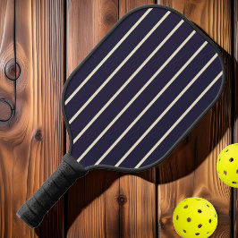 Mitte des Jahrhunderts Striping Modern Midnight Oc Pickleball Schläger