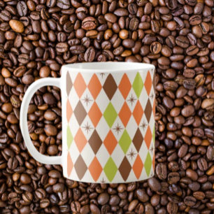 Mitte des Jahrhunderts Vibes – Geometrisch Chic Ka Kaffeetasse