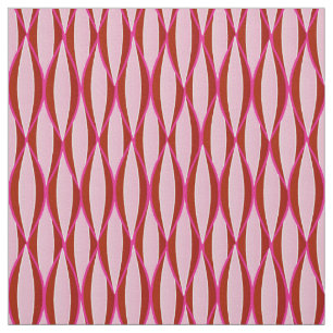 Mitte- des Jahrhundertsband-Druck - Rosa und Stoff