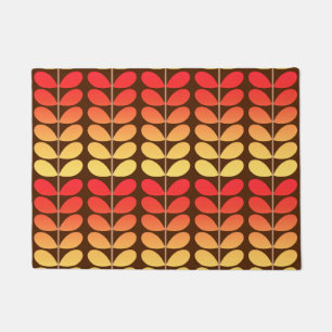 Mitte- des Jahrhundertsdänisches Blätter, Brown, Fußmatte