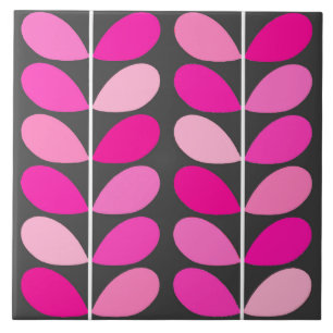 Mitte- des Jahrhundertsdänisches Blätter, Fliese